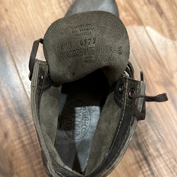 Wolverine 1000 mile boots genuine leather silver lace - Picture 8 of 9